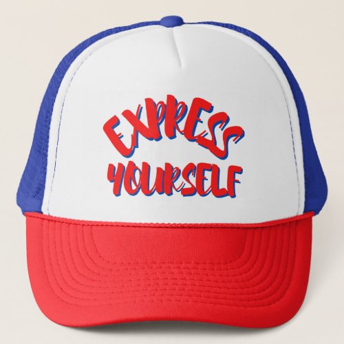 Express Yourself Personalized Fashion Statement Trucker Hat