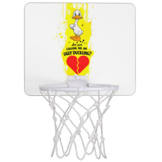 Express Yourself Retro Cartoon Collage Mini Basket Basketball Hoop