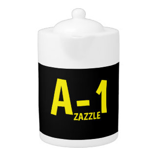 Express Yourself with A-1 Zazzle: Unique teapot