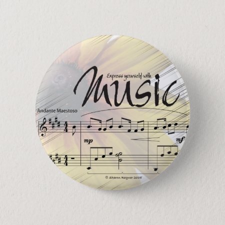 Express Yourself With Music Button