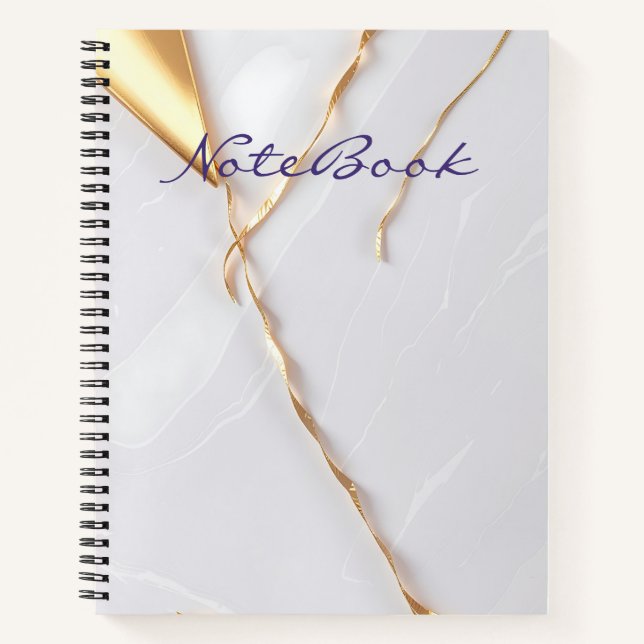 Express Yourself with Our 8.5 x 11 Notebook (Front)