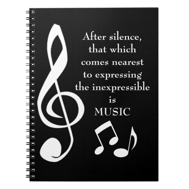 Expressing the Inexpressible Music Notebook