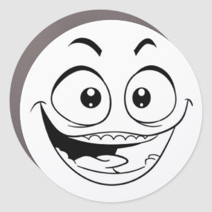Expression Face Car Magnet