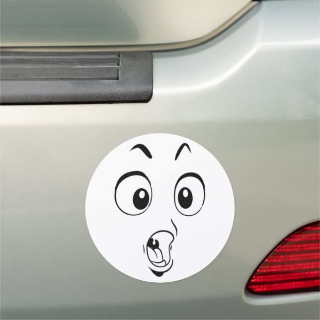 Expression Face Car Magnet (In Situ)