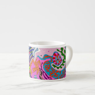 "Expression Fantastic" Abstract Art Espresso Cup