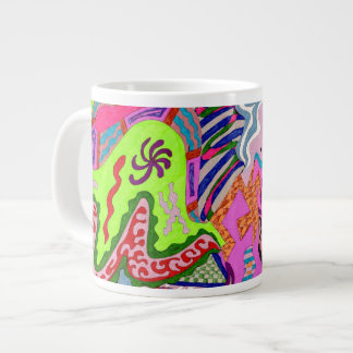 "Expression Fantastic" Abstract Art Giant Coffee Mug