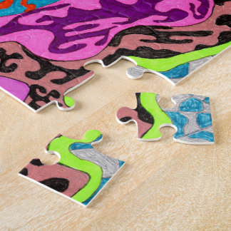 "Expression Fantastic" Abstract Art Jigsaw Puzzle