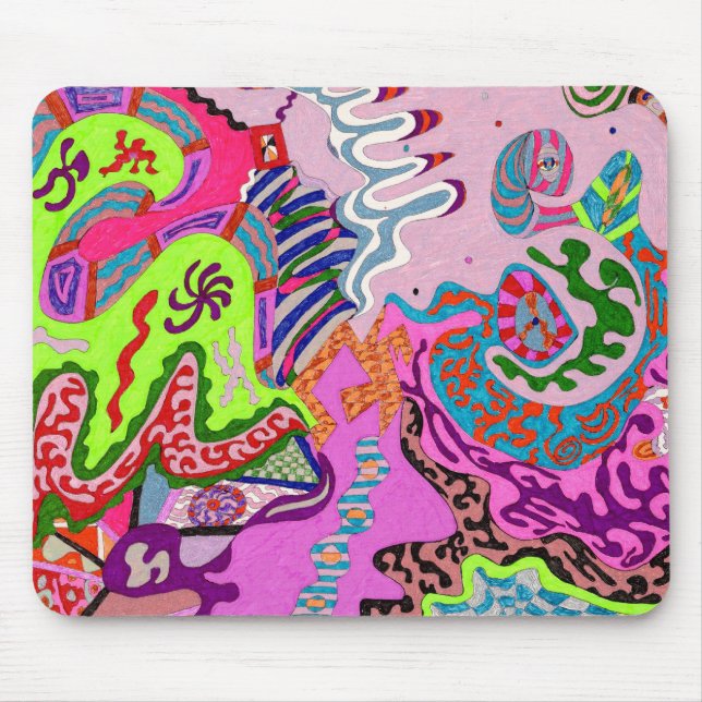 Expression Fantastic, abstract Mouse Pad (Front)