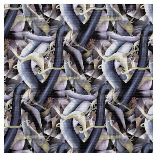 Expressionism Abstract Optical Illusion Pattern Fabric