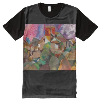 Expressionist - Cubist Artwork Fine Art Painting All-Over-Print Shirt
