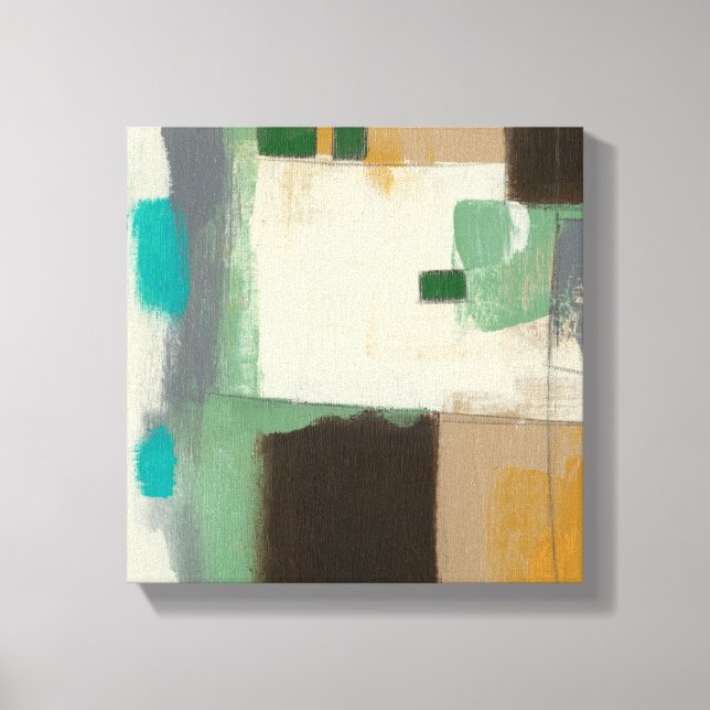 Expressionist Painting with Heavy Brush Strokes Canvas Print (Front)