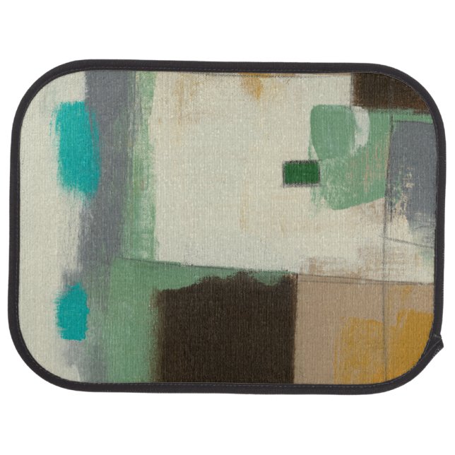 Expressionist Painting with Heavy Brush Strokes Car Floor Mat (Rear)