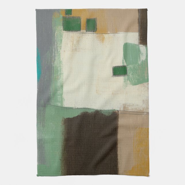 Expressionist Painting with Heavy Brush Strokes Kitchen Towel (Vertical)