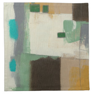 Expressionist Painting with Heavy Brush Strokes Napkin