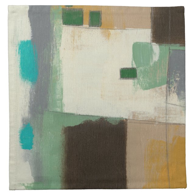 Expressionist Painting with Heavy Brush Strokes Napkin (Front)