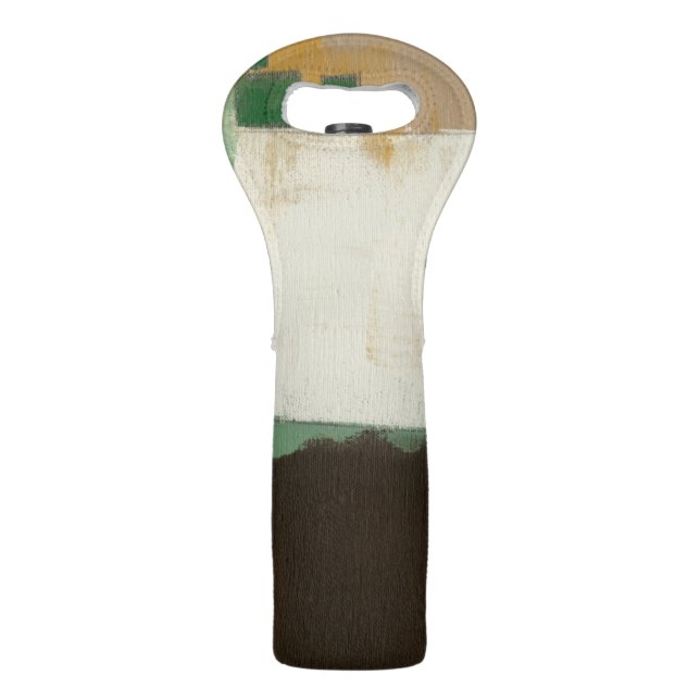 Expressionist Painting with Heavy Brush Strokes Wine Bag (Back)