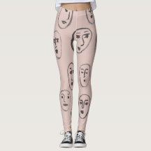 Expressions of Faces Leggings