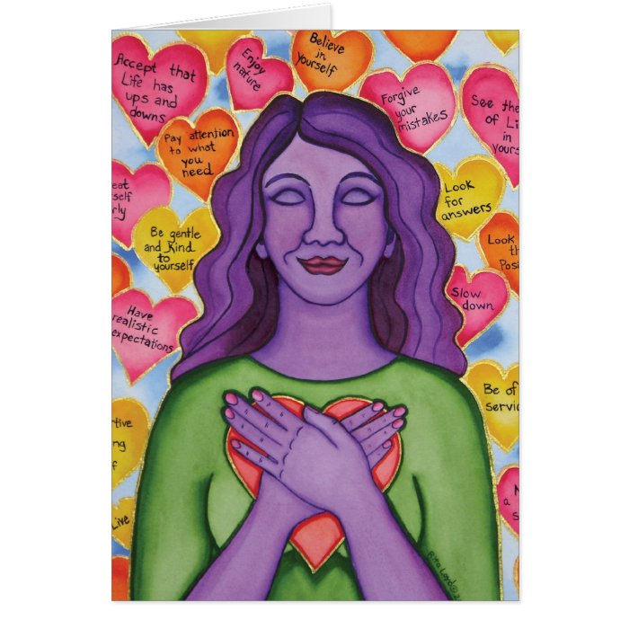 Expressions of self love card