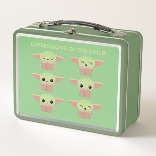 Expressions of The Child Illustrated Chart Metal Lunch Box