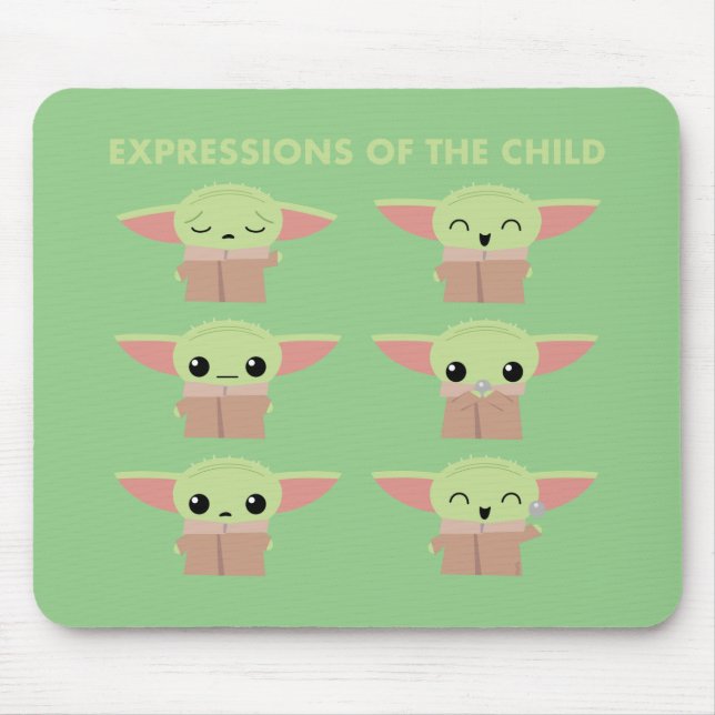Expressions of The Child Illustrated Chart Mouse Pad (Front)