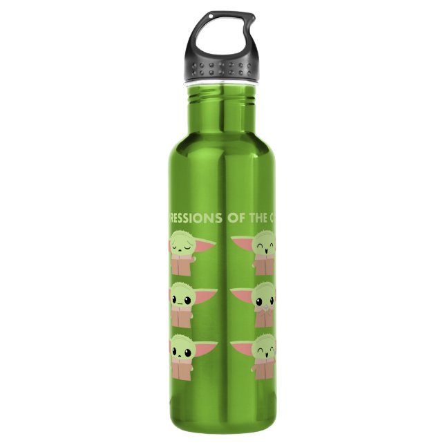 Expressions of The Child Illustrated Chart Stainless Steel Water Bottle (Front)