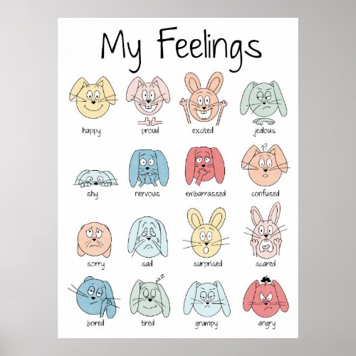 Expressions Print Emotions Print Feelings Print