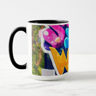 Expressive "AY" Logo – A Fusion of Creativ Mug
