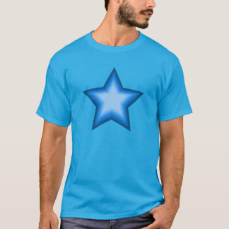 Expressive Blue Five Pointed Star - Seven Levels T-Shirt