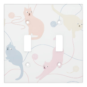“Expressive Cats”  Light Switch Cover