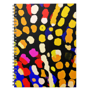 Expressive Color Play Pattern Notebook