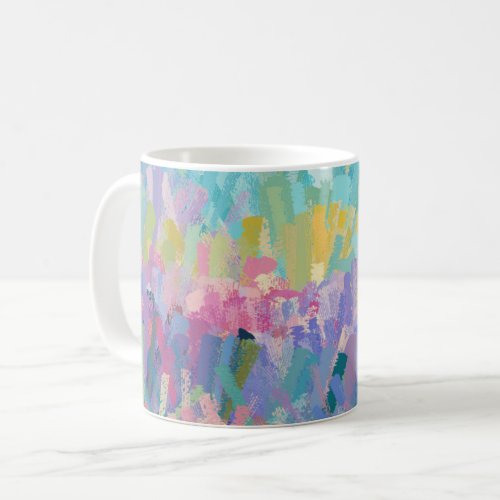 Expressive Colorful Foliage Coffee Mug