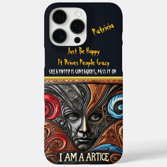 Expressive Design with Eye and Swirls Case-Mate iPhone Case (Back)