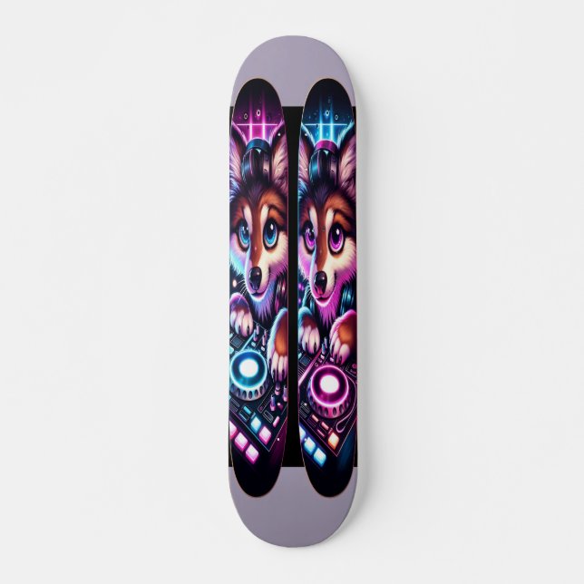 Expressive DJ Eyes Skateboard (Front)