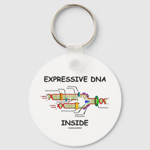 Expressive DNA Inside (DNA Replication) Keychain