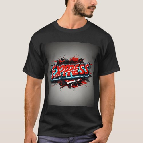 Expressive Emblem Mens T_shirt with Express Logo