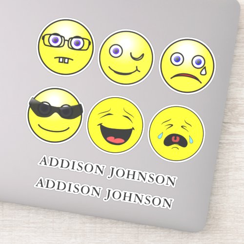 Expressive Emoji Face 6 Collection Custom Name 8 Sticker