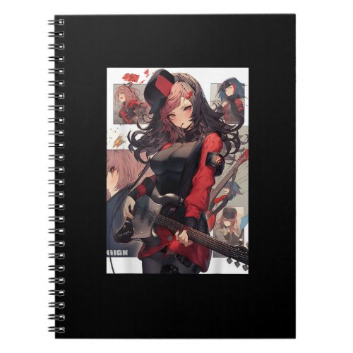 Expressive Features on Japanese Anime and Punk Roc Notebook