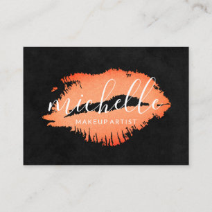Expressive Kiss Business Card