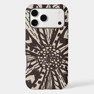 Expressive Line Art Floral iPhone 17 Pro Max Case