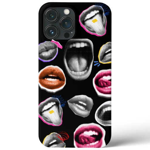 Expressive Lips iPhone Case