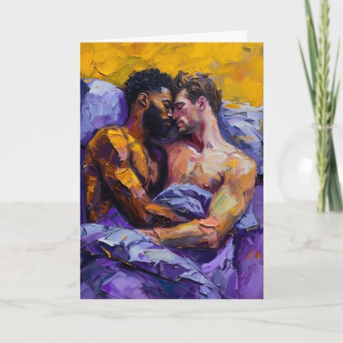Expressive Oil Embrace Card