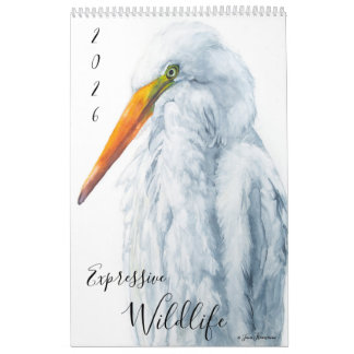 Expressive Wildlife Calendar