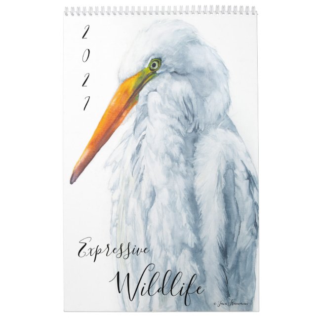 Expressive Wildlife Calendar 2027 (Cover)