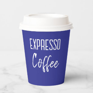expresso Coffee  editable Paper Cups