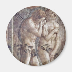 Expulsion From Paradise By Masaccio (Best Quality) Magnet