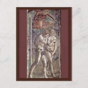 Expulsion From Paradise By Masaccio (Best Quality) Postcard
