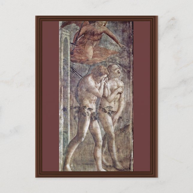 Expulsion From Paradise By Masaccio (Best Quality) Postcard (Front)