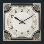 Exquisite Art Deco Clock<br><div class="desc">Art Deco design with clear,  readable numbers.</div>
