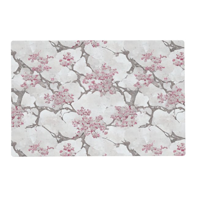  Exquisite Cherry Blossoms Florals  Placemat (Front)