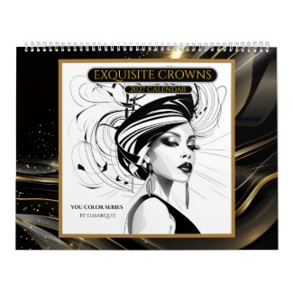 EXQUISITE CROWNS -YOU COLOR SERIES 2027 CALENDAR